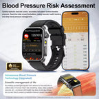 2026 New Health Smart Watch Laser Therapy Reduce Three Highs Blood Oxygen Pressure Uric Acid Blood Lipid ECG Smartwatch For Man