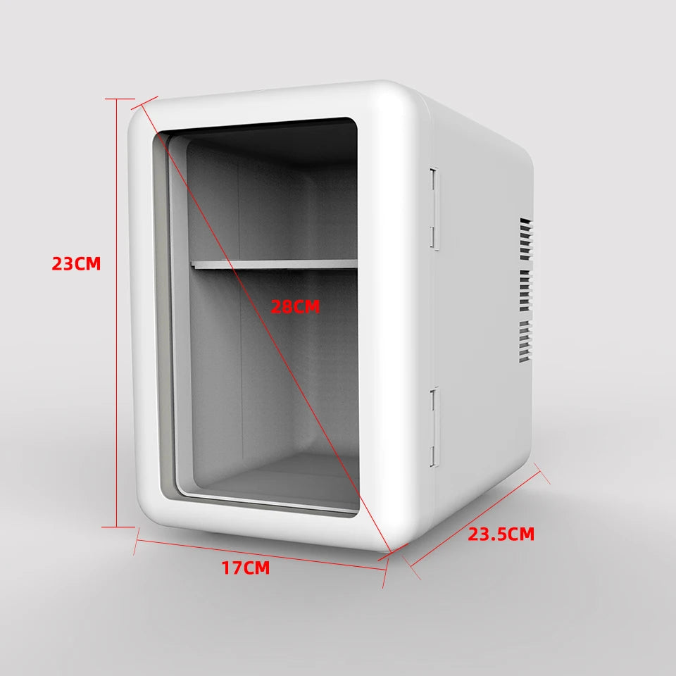 E-ACE 4L Car Refrigerator Mini Fridge Freezer Car & Home Use Portable Compressor Cooler Ice Box for Camping Summer Essential
