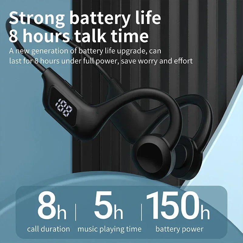 OnePlus Wireless Bone Conduction Headphones Bluetooth  Earphone Sport Swimming Bluetooth Compatible Headphone Hand-free With Mic