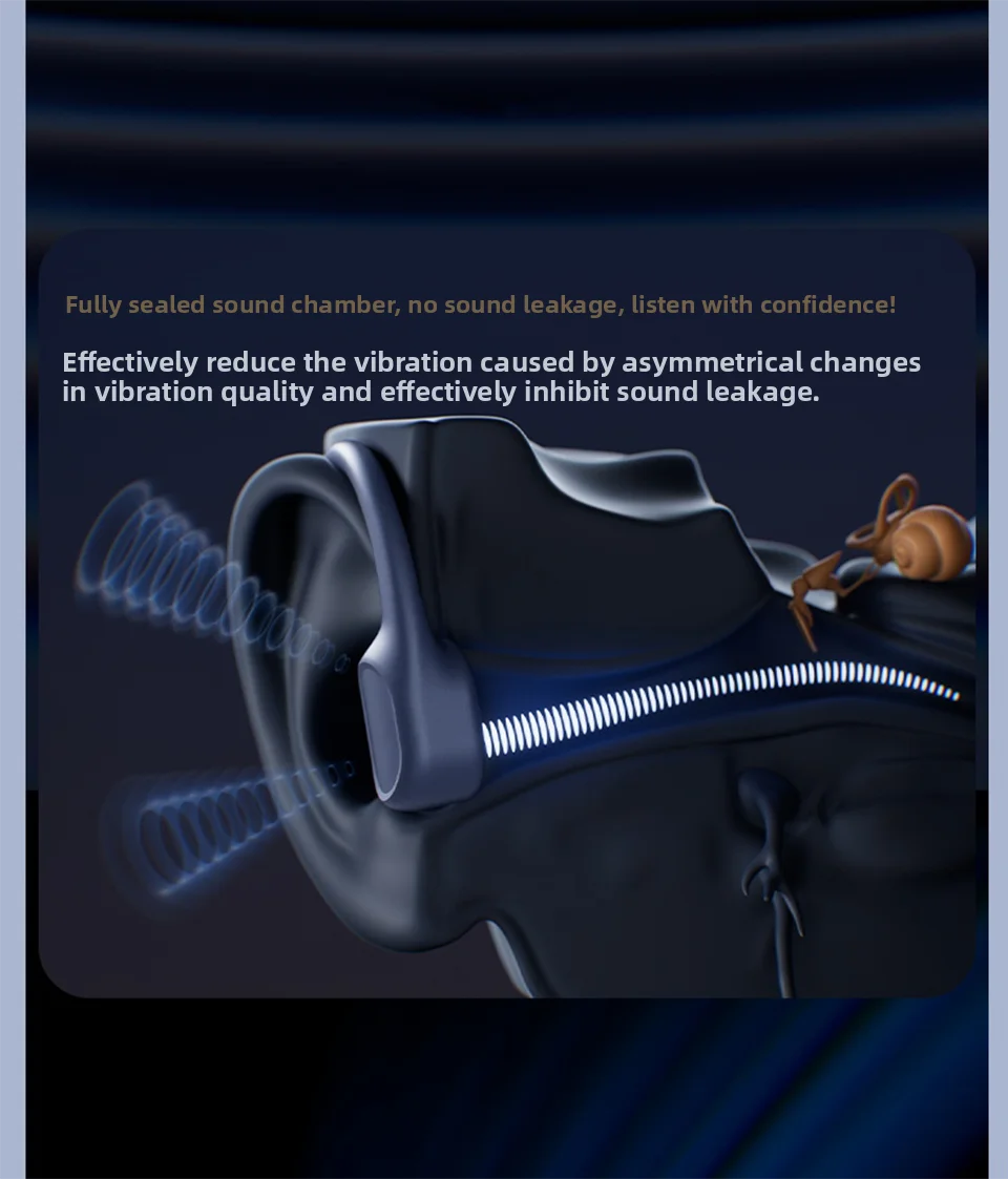 Sanag B33S Bone Conduction Bluetooth Earphones Open Ear IPX8 Swimming Headphones Choice 32GB Memory Wireless Headset MP3 Earbuds