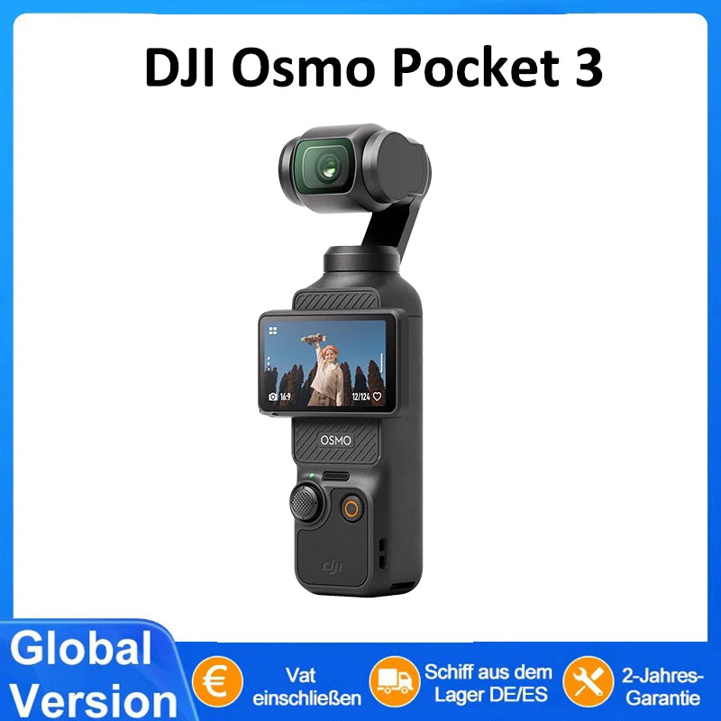 DJI Osmo Pocket 3 Creators Combo Handheld Gimbals Original Brand Active Track 6.0 4K/120 FPS 3-Axis Gimbal Mechanical Stabilization Main image