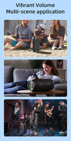 ZEALOT-S76 50W Portable Super Subwoofer Portable Speaker Home Outdoor Waterproof Column Bluetooth Speaker Sound Box