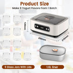 Eco-friendly Probiotic Yogurt Maker with Timer Intelligent Constant Temperature Fermentation Machine For yogurt,natto, rice-wine