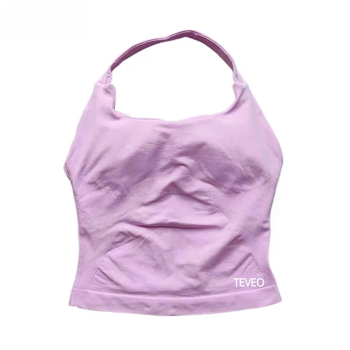 2025 TEVEO Nouveau Soutien-Gorge Elastique Haute Résistance Entièrement Licou Cou Nu Dos Nu Yoga Yoga Yoga
