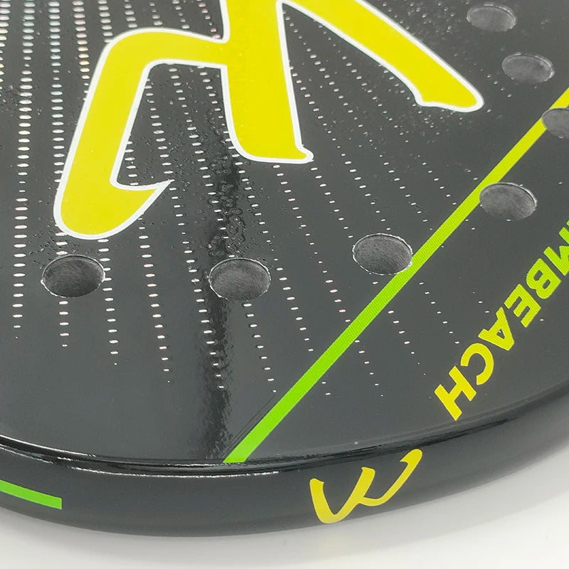 3K Camewin Beach Tennis Racket Full Carbon Fiber Rough Surface Outdoor Sports Racket For Men Women Adult Tennis Racket The New