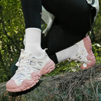 Spring Summer Fashion Pink Women's Hiking Sneakers Comfortable Non-slip Trekking Shoes Trainers Man Outdoor Sports Sneakers Men