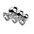 Metal Anal Plug for Women Men Couples Butt Plug Butt Toy Adult Game Masturbator Anal S/M/L Diamond Sex Toy for Adult Products