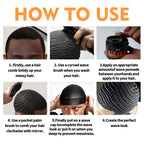 Deep Wave Control Pomade 360 Biotin Sport Strong Hold Wave Hair Gel With Brush Wavy Hair Oil Shampoo Conditioner Styling Care