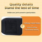 Small Wall Mounted Fast Heating Space Heater with Night Light & Overheat Protection for Home Office Bedroom Study 2026