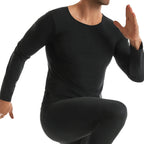 Sauna Weight Loss Sweating Long Sleeves Men Sauna Suit Bodybuilding Tops Gym Workout Corsets Fat Burning Sweat Suit Trimmer