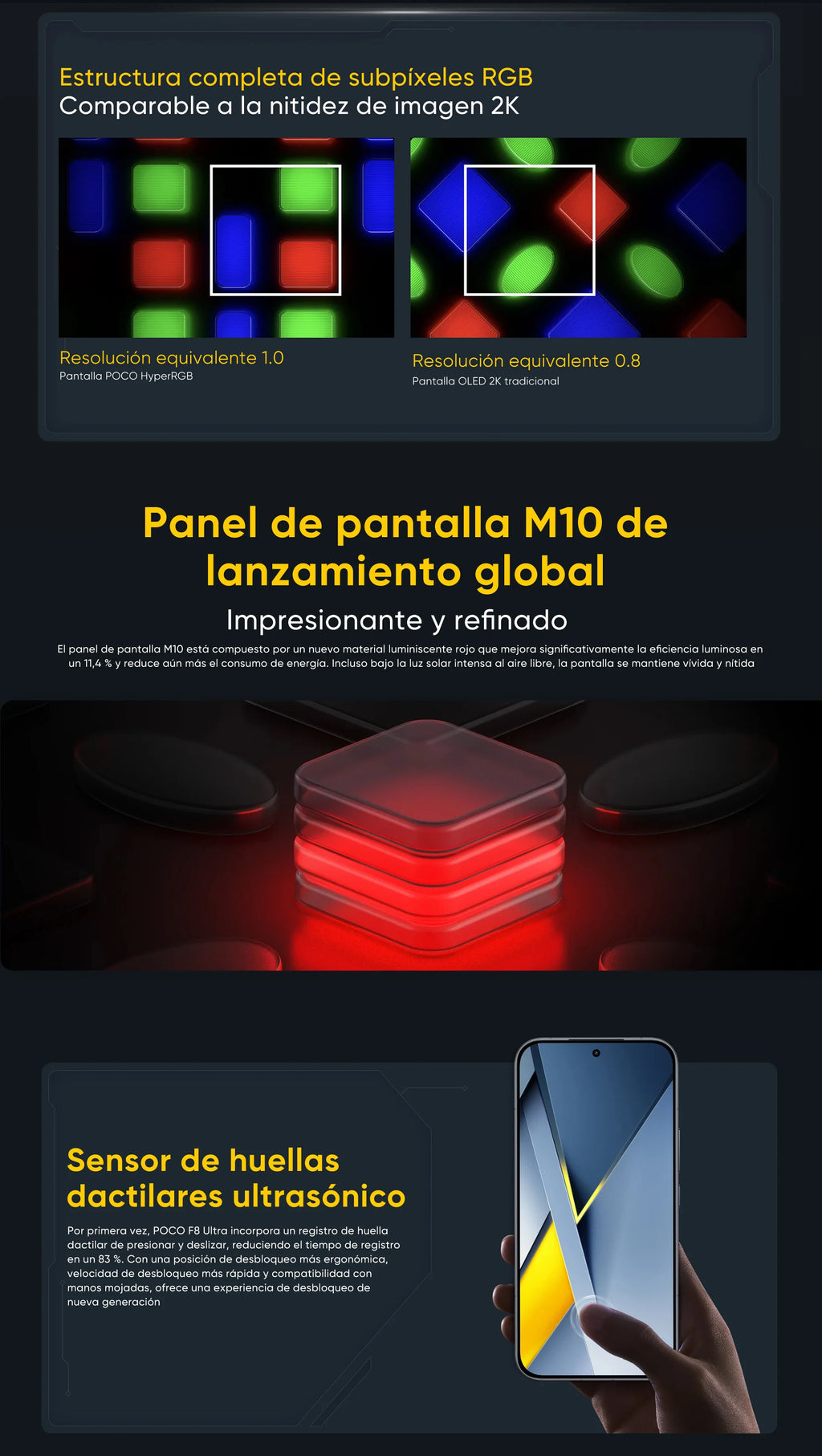 POCO F8 Ultra 5G Global Version Smartphone Snapdragon® 8 Elite Gen 5 6.9" Eye-care AMOLED display 6500mAh 100W HyperCharge NFC
