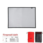 New Outdoor Camping Fireproof Cloth Picnic Barbecue Insulation Mat Flame Retardant High Temperature Fire Blanket Fiberglass Mat