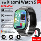 For Xiaomi Watch 5 Smart Watch Men HD AMOLED Screen Heart Rate Bluetooth Calling GPS Tracking Waterproof Sports SmartWatch Women