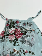 Women's Floral Print High Slit Thigh Halter Dress - Summer Sleeveless Sexy Bodycon Beach Party Clubwear