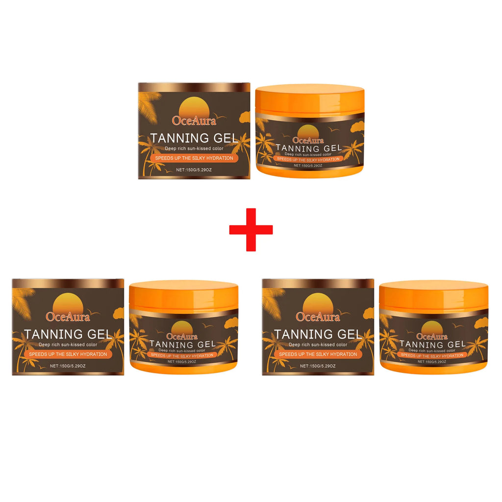 Body Tanning Gel Hydrating Lasting Natural Bronzing Soothe Drying Even Skin Tone Accelerate Dark Skin Sun Tanning Body Cream