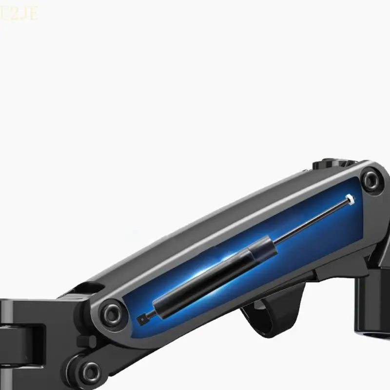 U2JE Single Stand Mount Heavy-Duty Fully Adjustable Desk Clamp Arms for Computer Screens Fits Most 13-27'' Monitors