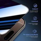 Dust Free Install Tempered Glass For iPhone 16 15 14 Plus 17 Pro Max Air 13 12 Mini 11 XR XS Oleophobic Coating Screen Protector