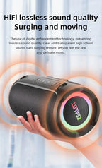 ZEALOT-S76 50W Portable Super Subwoofer Portable Speaker Home Outdoor Waterproof Column Bluetooth Speaker Sound Box