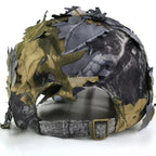 Men's 3D Leaf Camo Baseball Cap, Adjustable Quick Dry Tactical Sniper Hat for Outdoor Hunting Fishing Airsoft Multi-color