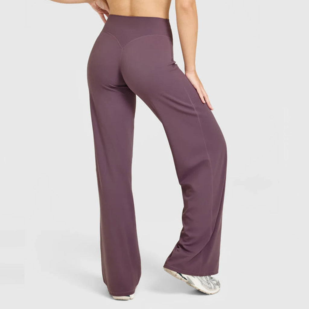 Flared Leggings Straight Leg Leggings Woman Wide-leg Pants Yoga Breathable Fitness Clothing Versatile Casual Pants