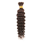 P4/27 Highligt Deep Wave Bulk Human Hair Braiding Blonde Curly Brazilian Human Hair Extensions for Micro Braiding No Weft