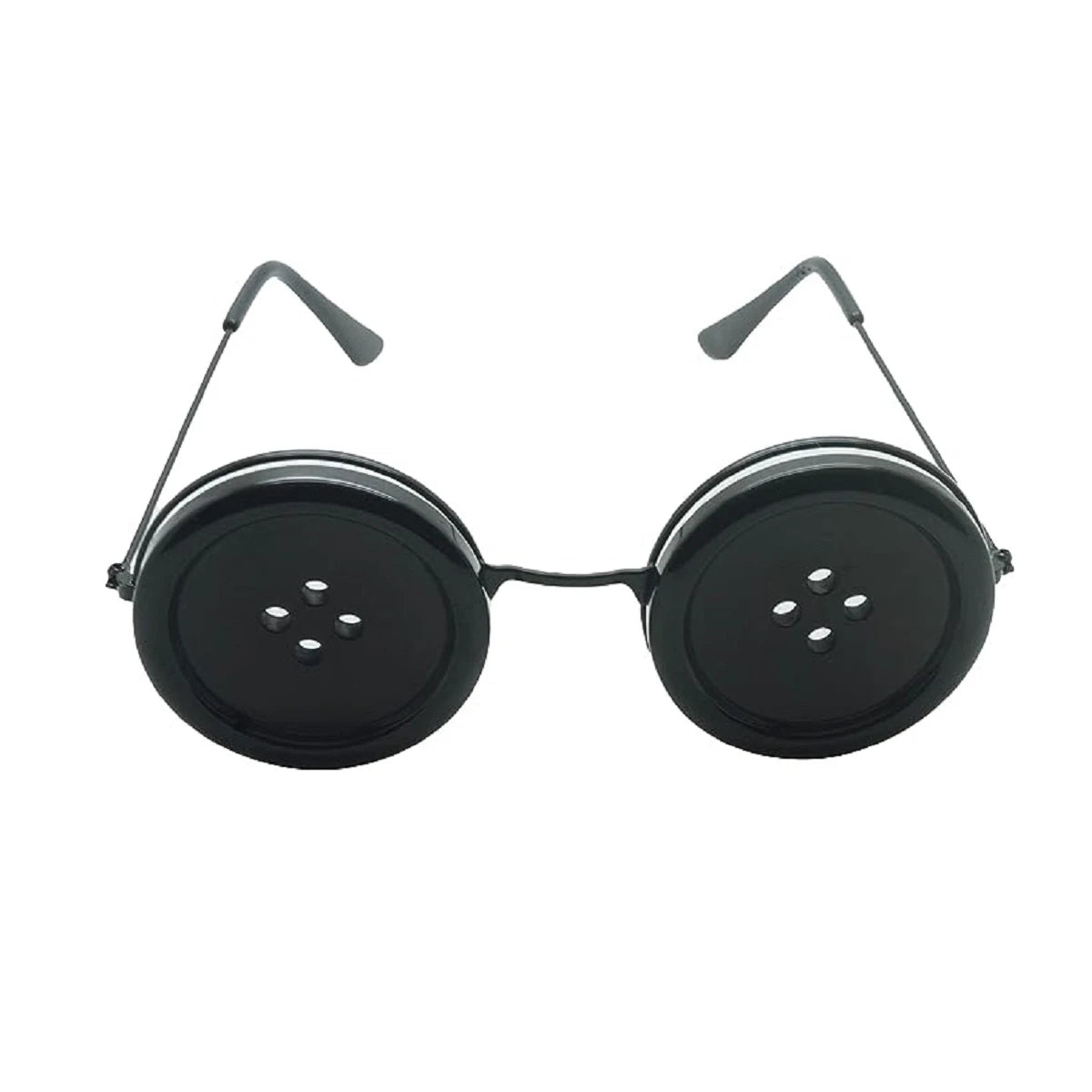 1PC/2PC Coralines Button Eyes Glasses Halloween Cosplay Eyewear Props Novelty Funny Glasses For Other Mother Costume Accessories