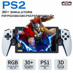 M28 Retro Handheld Video Game Console, 7.1-inch screen, 30+ emulators for PS2/PS1/PSP, 3D dual analog sticks [God of War Classic