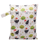 Waterproof Wet Bag Diper Bags Mummy Baby Maternity Packs Washable Zipper Diaper Caddy Organizer Dry Bag Travel Nappy Bag 30x40cm