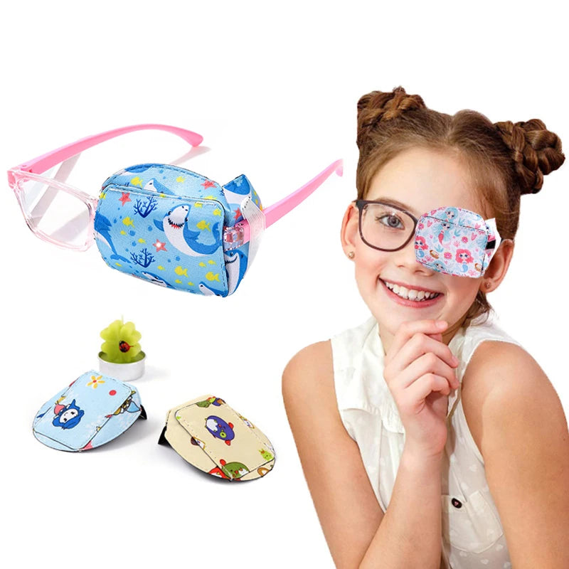 1Pc Cute Kids Strabismus Treatment Vision Care Children Health Care Kids Child Occlusion Medical Lazy Eye Patch Eyeshade Secondary image