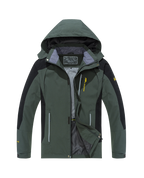 Men's Waterproof Hiking Jacket Large Size Windproof Windbreaker Camping Hunting Running Trekking Fishing Coat Men Outdoor