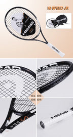 HEAD 2026 New Carbon Tennis Racket for Men Women Tenis Raquete Blue