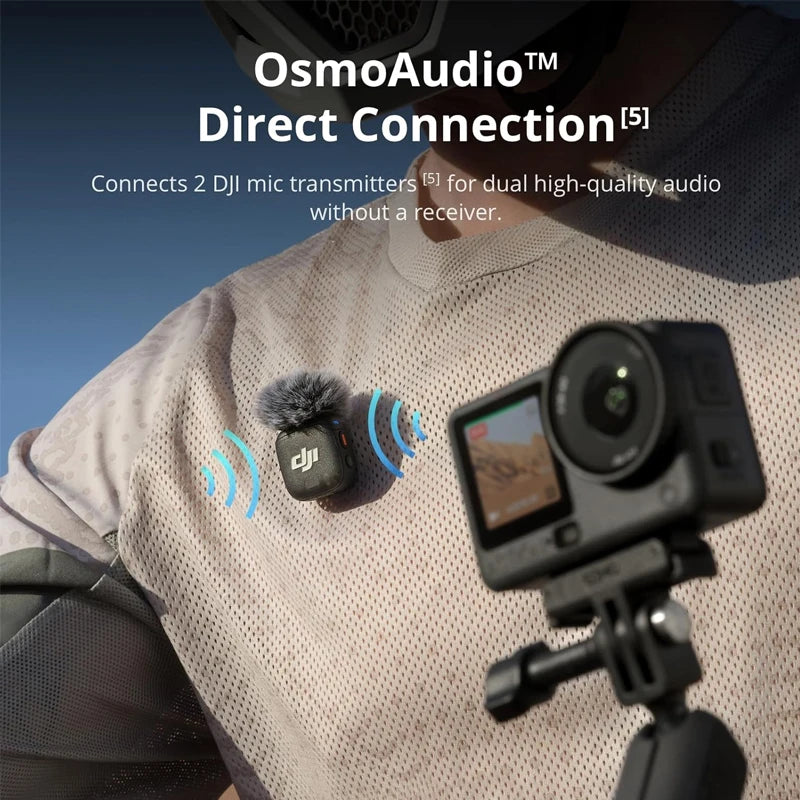 DJI Osmo Action 6 Action Camera Variable Aperture 1/1.1-inch Square Senator, New 4K Free croping Osmo Action 6