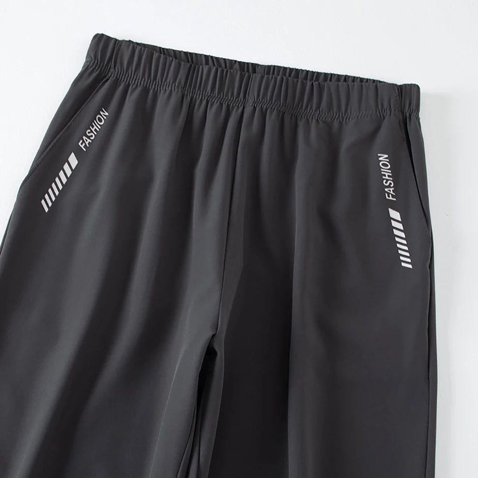 1/3 piece set summer women's letter printed pocket casual pants, comfortable plus size youth student sports running harem pants