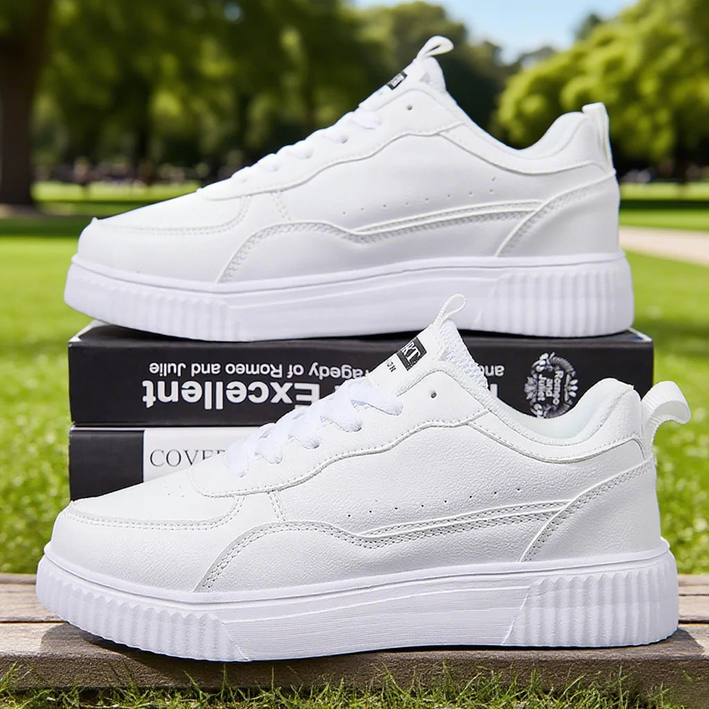 Fashion Women Casual Shoes Breathable Walking Flat Shoes Sneakers White Female Footwear Sports Running Outdoor Walking For Men Secondary image