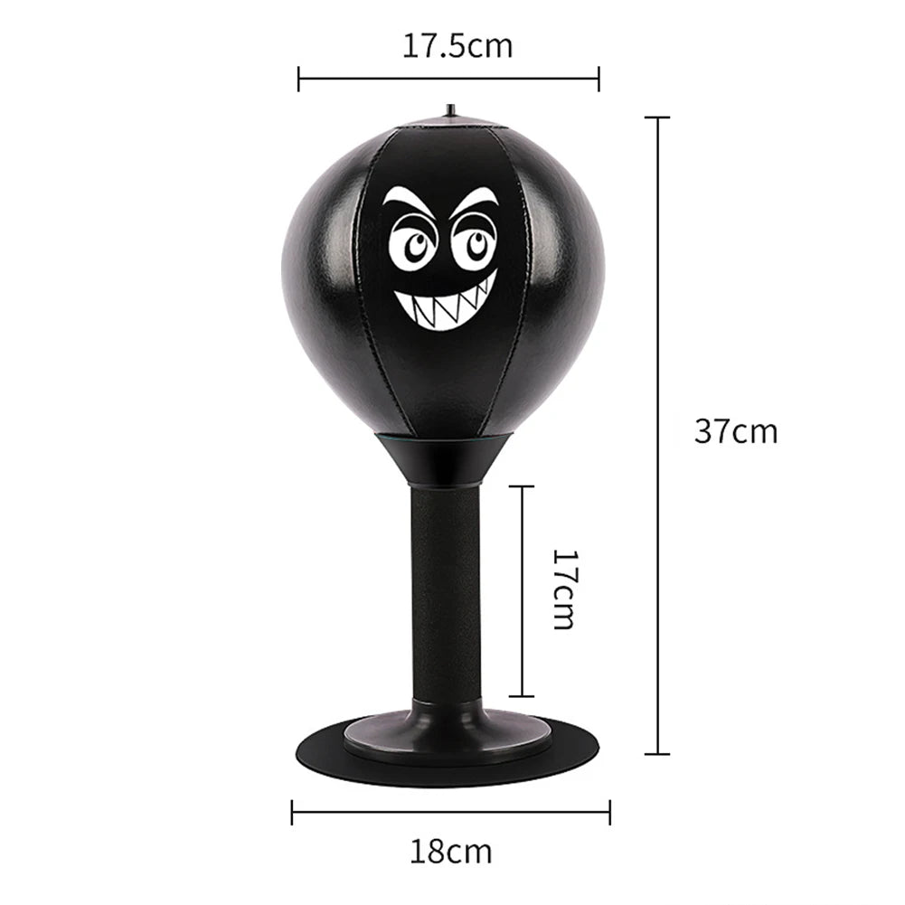 Desktop Punching Ball With Suction Cup Tabletop Boxing Punching Bag Tress Buster Desk Boxing Punch Ball Stress Release