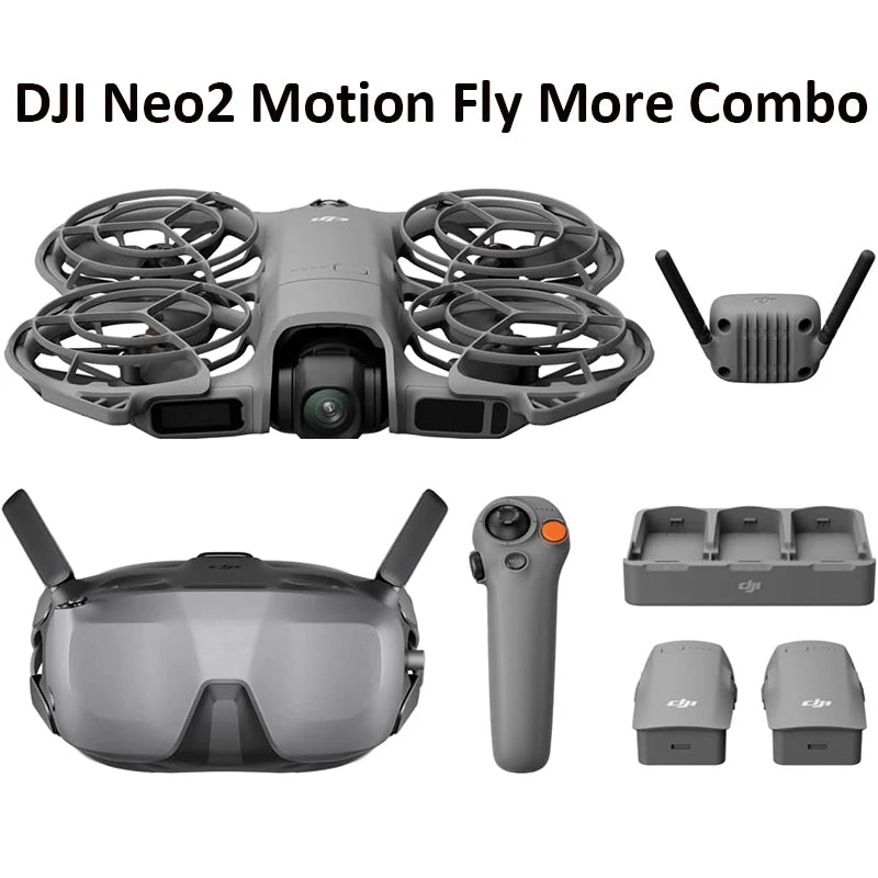 Global Version DJI Neo 2 Camera Drones 4K High-Quality Imaging 1/2-inch CMOS Sensor 4K/60fps Video And 4K/100fps Slow-motion Easy for Beginners