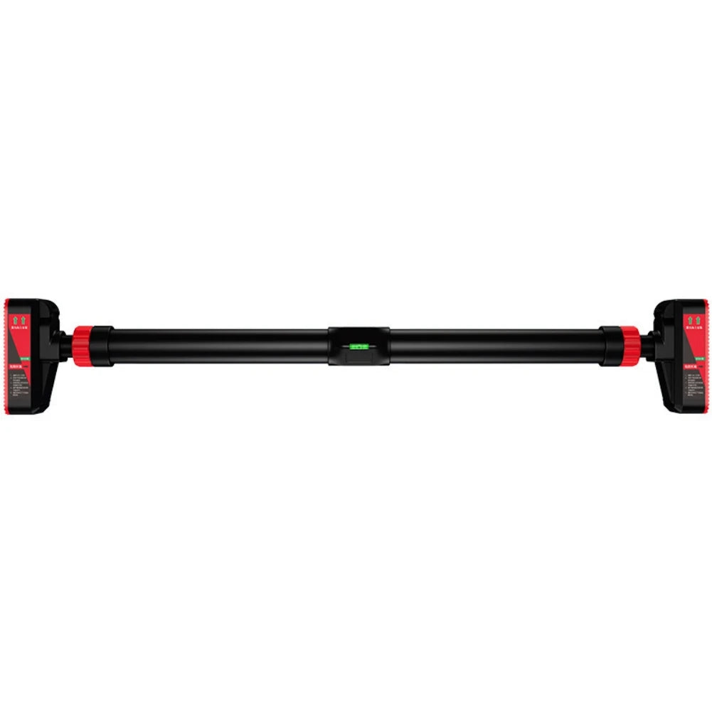 Strength Training Pull-up Bars with Level Gauge 69-92cm Adjustable Width 200kg Max Load Capacity Chin Up Bar For Doorway