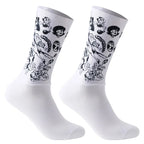 2026 BMAMBAS Anti Slip Silicone Summer Aero Socks Whiteline Cycling Socks Men Bicycle Sport Running Bike Socks Calcetines