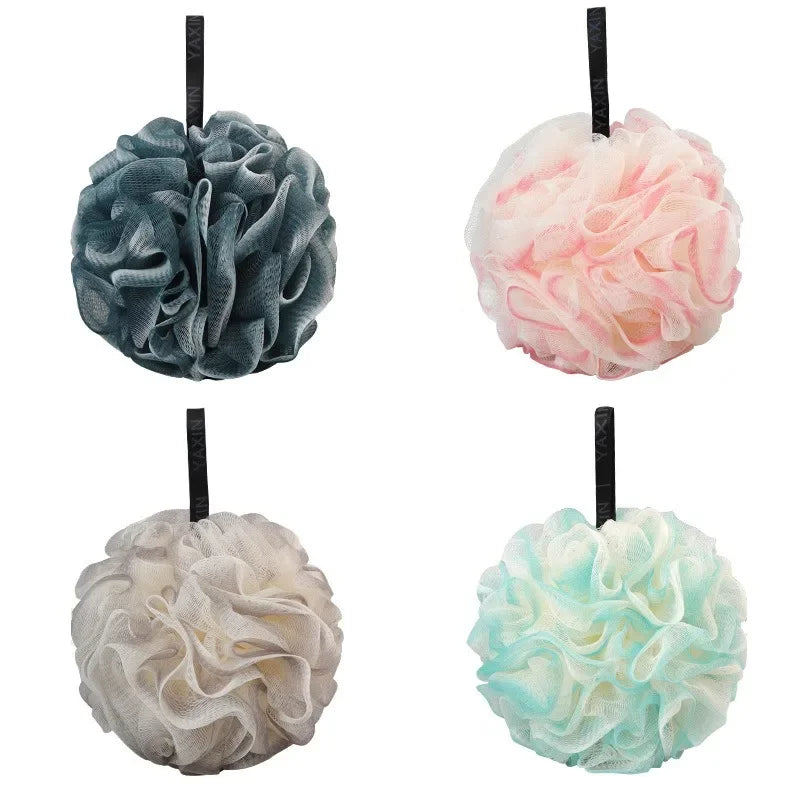 1pc Shower Mesh Foaming Sponge Exfoliating Scrubber Black Bath Bubble Ball Body Skin Cleaner Cleaning Tool Bathroom Accessories Secondary image