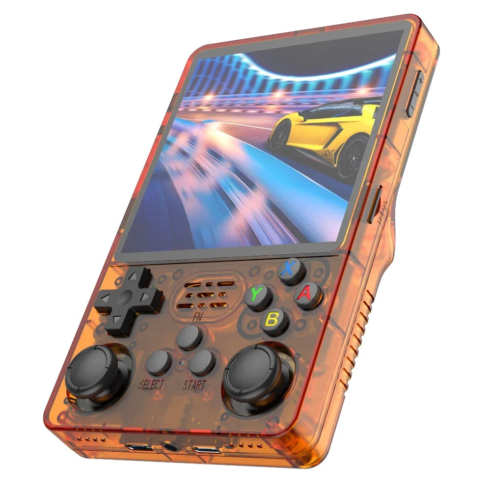 Portable Game Console R36S Plus, 64-Bit Linux System, 4.0 Inch IPS Screen, Handheld Pocket Video Game Player with RK3326 Chip