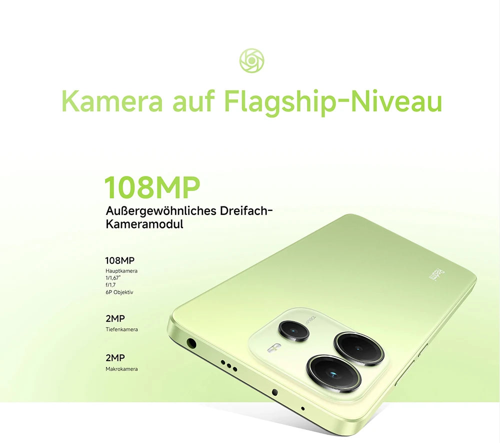 Global Version Xiaomi Redmi Note 14 4G Smartphone 6.67" 120Hz Display MediaTek Helio G99-Ultra 108MP AI Camera 5500mAh Battery