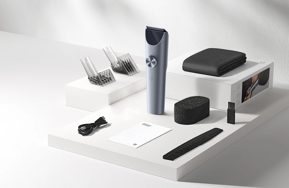 MIJIA Hair Clipper 2 Cutting Machine Trimmer Professional Clippers Titanium Alloy Blade Rechargeable Barber Shaver Cutter