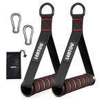 Resistance Bands Handle Bar Attachment Station Fitness Pulley Strap Exercise Home Gym Training Accessories Workout Equipments