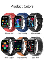 2026 New Health Smart Watch Laser Therapy Reduce Three Highs Blood Oxygen Pressure Uric Acid Blood Lipid ECG Smartwatch For Man