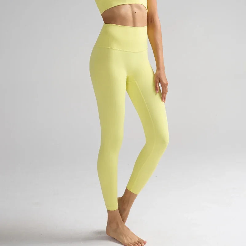 High Waist Naked Feeling Leggings Women Fitness Running Yoga Leggings Pants Energy Gym Tight Leggings Casual Workout Leggings