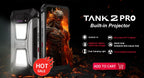8849 Tank 2 PRO Projector Rugged Smartphone Android 2.4K 24GB 512GB 100MP Camera 23800mAh 120W Dual Sim OTG Phone