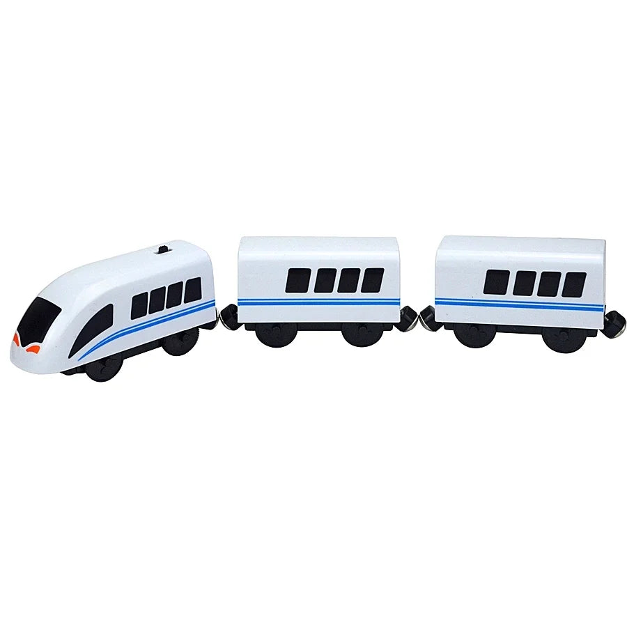 Locomotive Magnetic Car Electric Train Toys Fit All Brand Biro Wooden Diecast Slot Train Track Railway Educational Toys For Kids