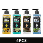 Men's Eucalyptus Coconut Body Wash Deep Cleansing Shower Gel Refreshing Scent Long Lasting Fragrance Oil Control 100ml