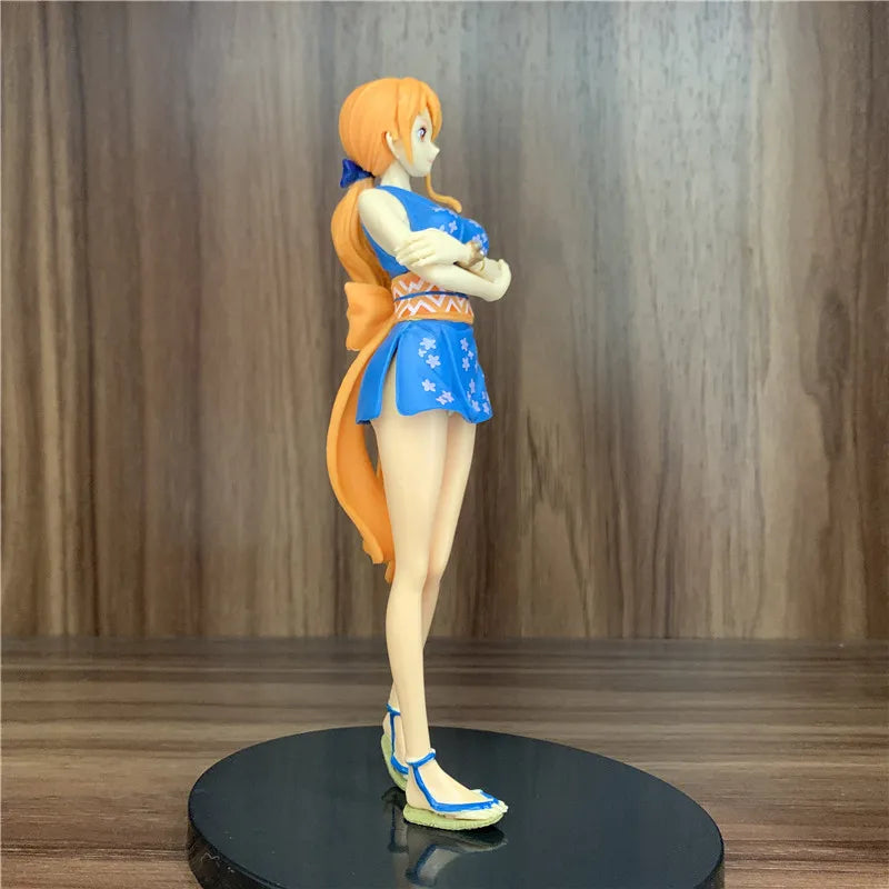 New One Piece Figure Ninja Nami PVC Figures OP Tama Luffy Yamato Kaidou Zoro Sanji Usopp Law Newgate Model Gift Toy
