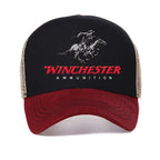 Tactical Winchester Shooting Sports Baseball Cap Fishing Caps Men Outdoor Hunting Jungle Hat Hiking Mesh breathable hats